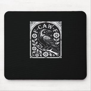 F-Caw-F Crow Aesthetic Casual Mouse Mat