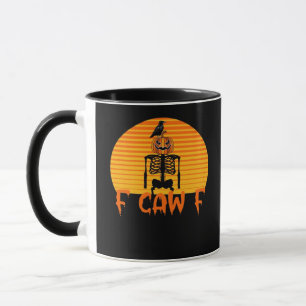 F-Caw-F Crow Classic Aesthetic Casual Mug