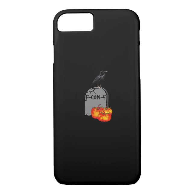 F-Caw-F Crow Classic Retro Cool Case-Mate iPhone Case (Back)