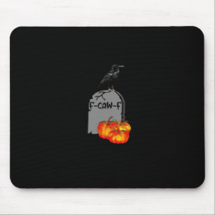 F-Caw-F Crow Classic Retro Cool Mouse Mat