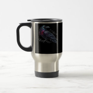 F-Caw-F Crow Classic Retro Style Travel Mug