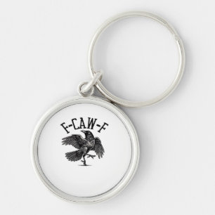 F Caw F Crow Creative Casual Key Ring