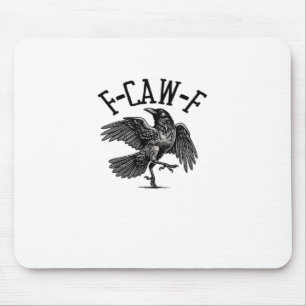 F Caw F Crow Creative Casual Mouse Mat