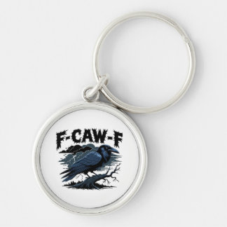 F-Caw-F Crow Essential Retro Classic Key Ring