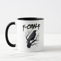 F Caw F Crow, F-Caw-F Funny Bird Saying Meme