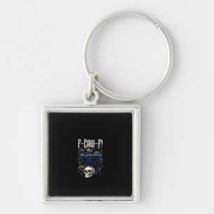 F-Caw-F Crow Graphic Creative Casual Key Ring