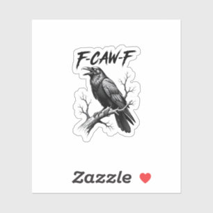 F Caw F Crow Lover Raven Meme Classic Style