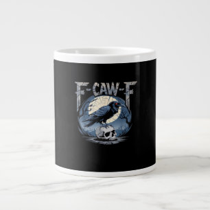 F-Caw-F Crow Moonlit Raven Classic Large Coffee Mug
