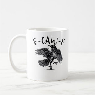 F Caw F Crow Retro Classic Style Coffee Mug