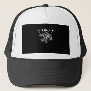 F-Caw-F Crow Retro Classic Trucker Hat