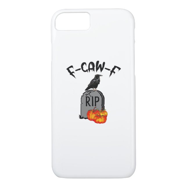 F Caw F Crow Retro Cool Case-Mate iPhone Case (Back)
