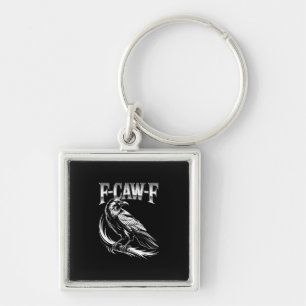 F-Caw-F Crow Womens Trendy Casual Key Ring