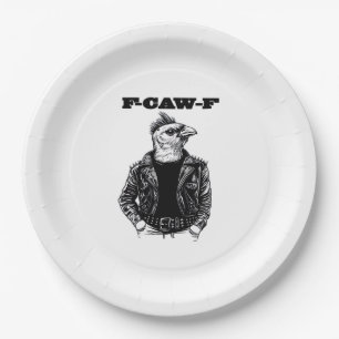 F-Caw-F Essential Aesthetic Design Paper Plate
