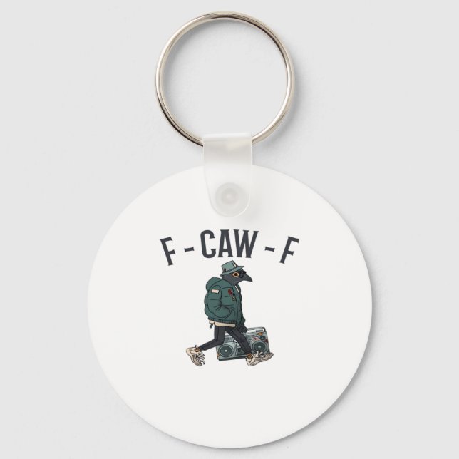 F-Caw-F Essential Basic Casual Key Ring (Front)