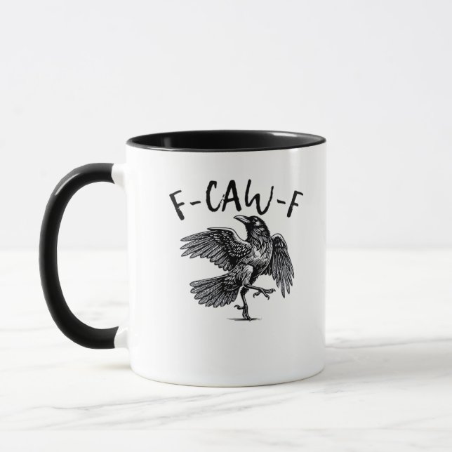 F-Caw-F Essential Classic Style Mug (Left)