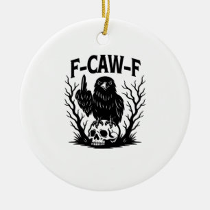 F-Caw-F Essential Cool Unique Ceramic Tree Decoration