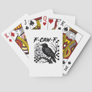 F Caw F Essential Funny Trendy Style Playing Cards