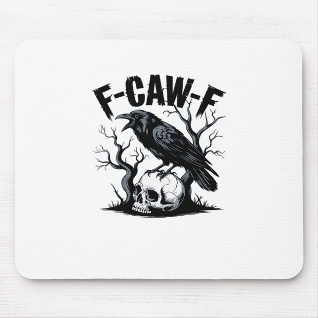 F-Caw-F Essential Minimal Clean Mouse Mat (Front)