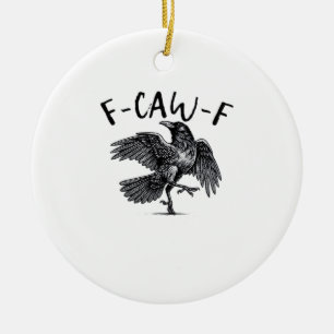 F-Caw-F Essential Retro Classic Ceramic Tree Decoration