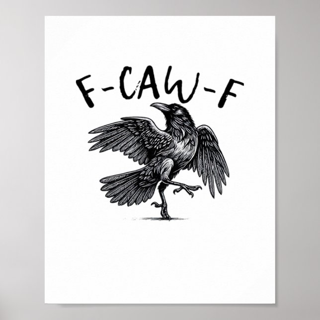 F-Caw-F Essential Retro Classic Poster (Front)