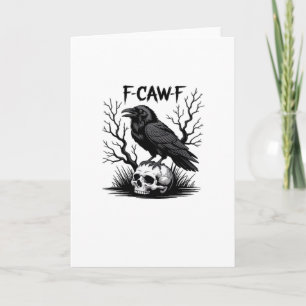 F-Caw-F Essential Vintage Cool Card