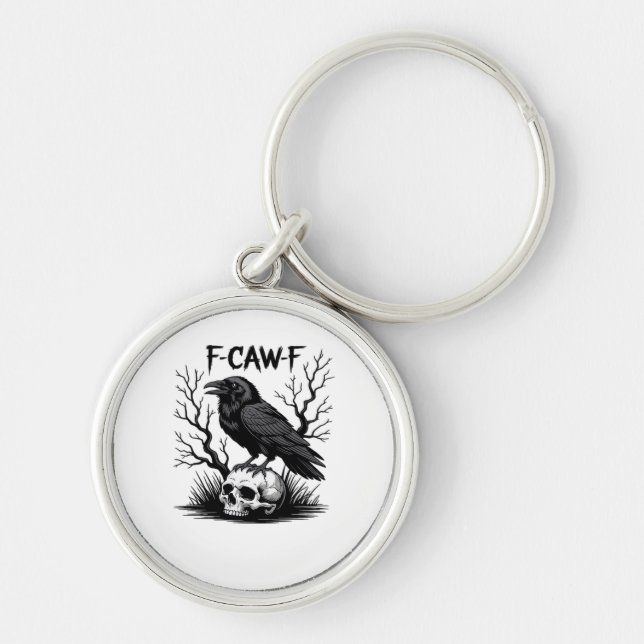 F-Caw-F Essential Vintage Cool Key Ring (Front)