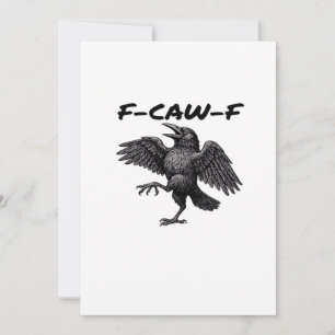 F Caw F Essential Vintage Graphic Look Holiday Card