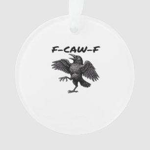 F-Caw-F Essential Vintage Graphic Ornament