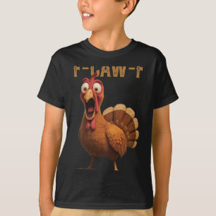 F-caw-f Fcawf Funny Chicken Humour T-Shirt