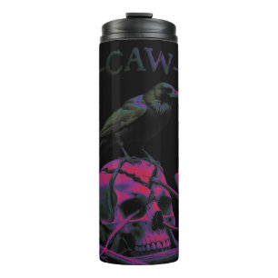 F-Caw-F Funny Black Crow Bird Thermal Tumbler