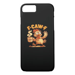 F-Caw-F Funny Chicken Classic Retro Graphic iPhone 8/7 Case