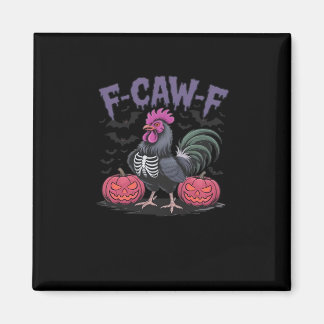 F Caw F Funny Chicken Classic Simple Clean Style Magnet