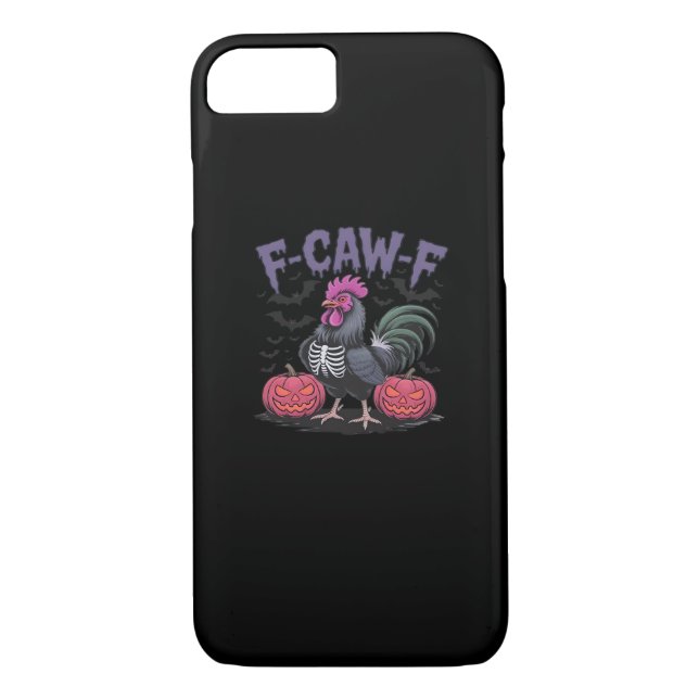 F-Caw-F Funny Chicken Classic Simple Style Case-Mate iPhone Case (Back)