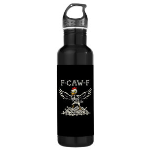 F-Caw-F Funny Chicken Halloween Cool Unique 710 Ml Water Bottle