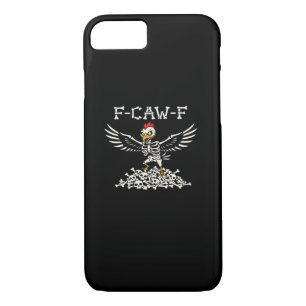 F-Caw-F Funny Chicken Halloween Cool Unique iPhone 8/7 Case