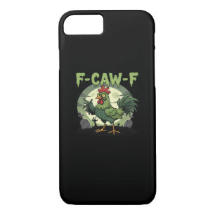 F-Caw-F Funny Chicken Halloween Vintage Classic iPhone 8/7 Case