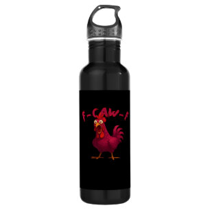 F Caw F Funny Chicken Humour Creative Casual Style 710 Ml Water Bottle