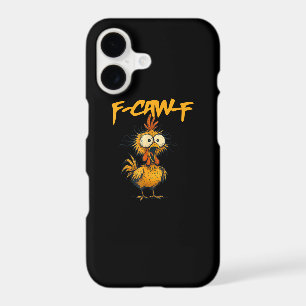 F-Caw-F Funny Chicken Humour F-Caw-F Quote Rooster