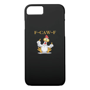 F-Caw-F Funny Chicken Retro Classic iPhone 8/7 Case