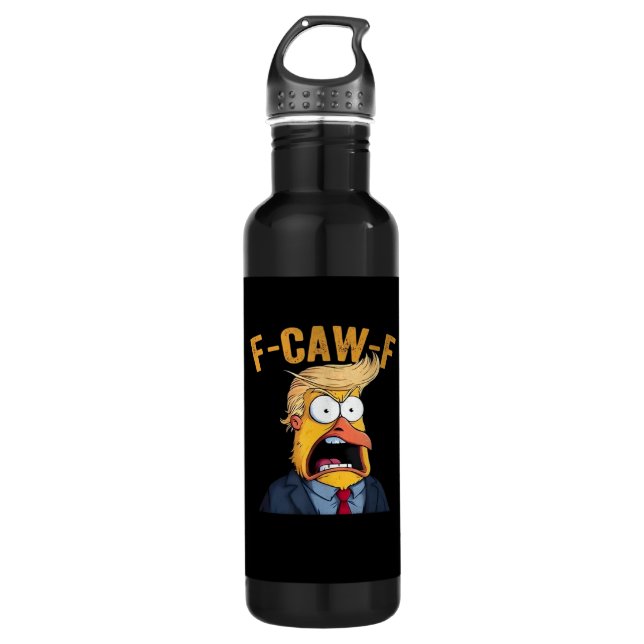 F-Caw-F Funny Chicken Rooster Classic 710 Ml Water Bottle (Front)
