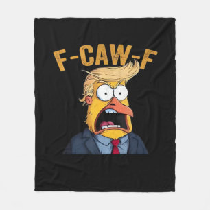 F-Caw-F Funny Chicken Rooster Classic Fleece Blanket