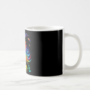 F-caw-f Funny Chicken Tie Dye Shocked Humour Roost Coffee Mug