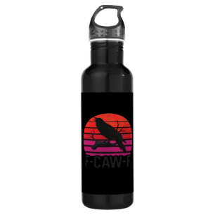 F-Caw-F Funny Crow Classic Minimal Clean 710 Ml Water Bottle