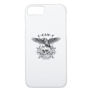 F-Caw-F Funny Crow Halloween Vintage Design iPhone 8/7 Case