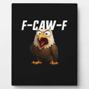 F-Caw-F Funny F-Caw-F Gear Retro Classic Plaque