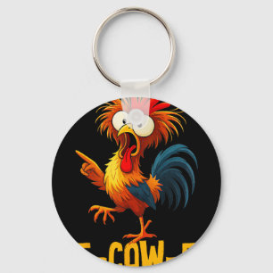 F-caw-f Funny Gifts Chicken Quote Kaw Meme F Caw F Key Ring