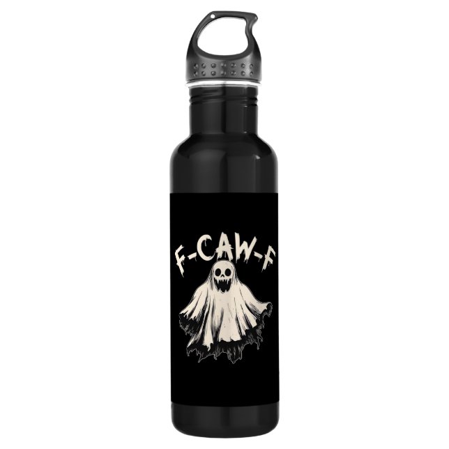 F-Caw-F Funny Humour Cool Unique 710 Ml Water Bottle (Front)