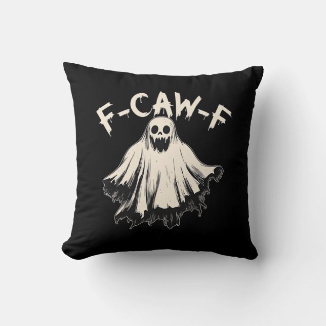 F-Caw-F Funny Humour Cool Unique Cushion (Front)