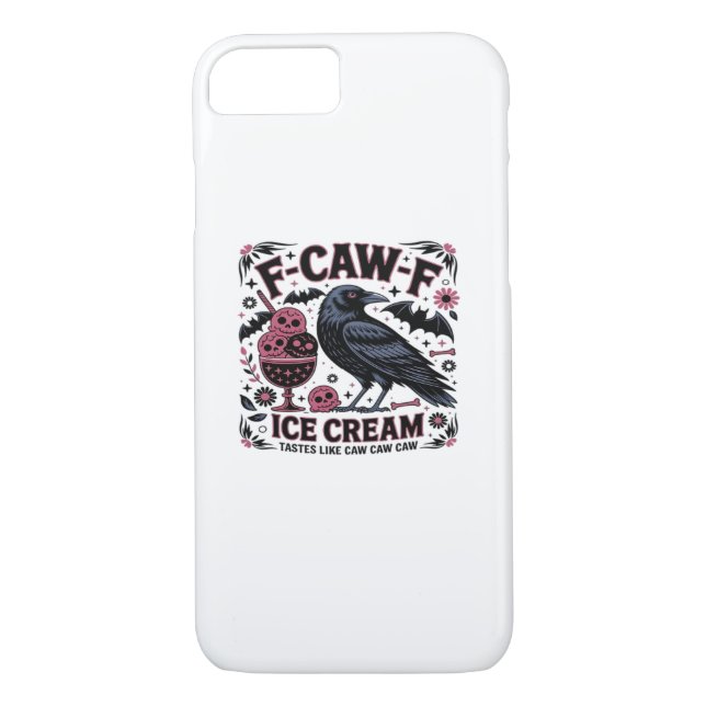 F Caw F Funny Trendy Case-Mate iPhone Case (Back)