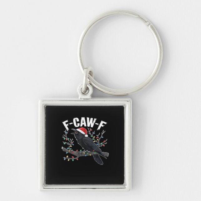 F-Caw-F Funny Trendy Key Ring (Front)